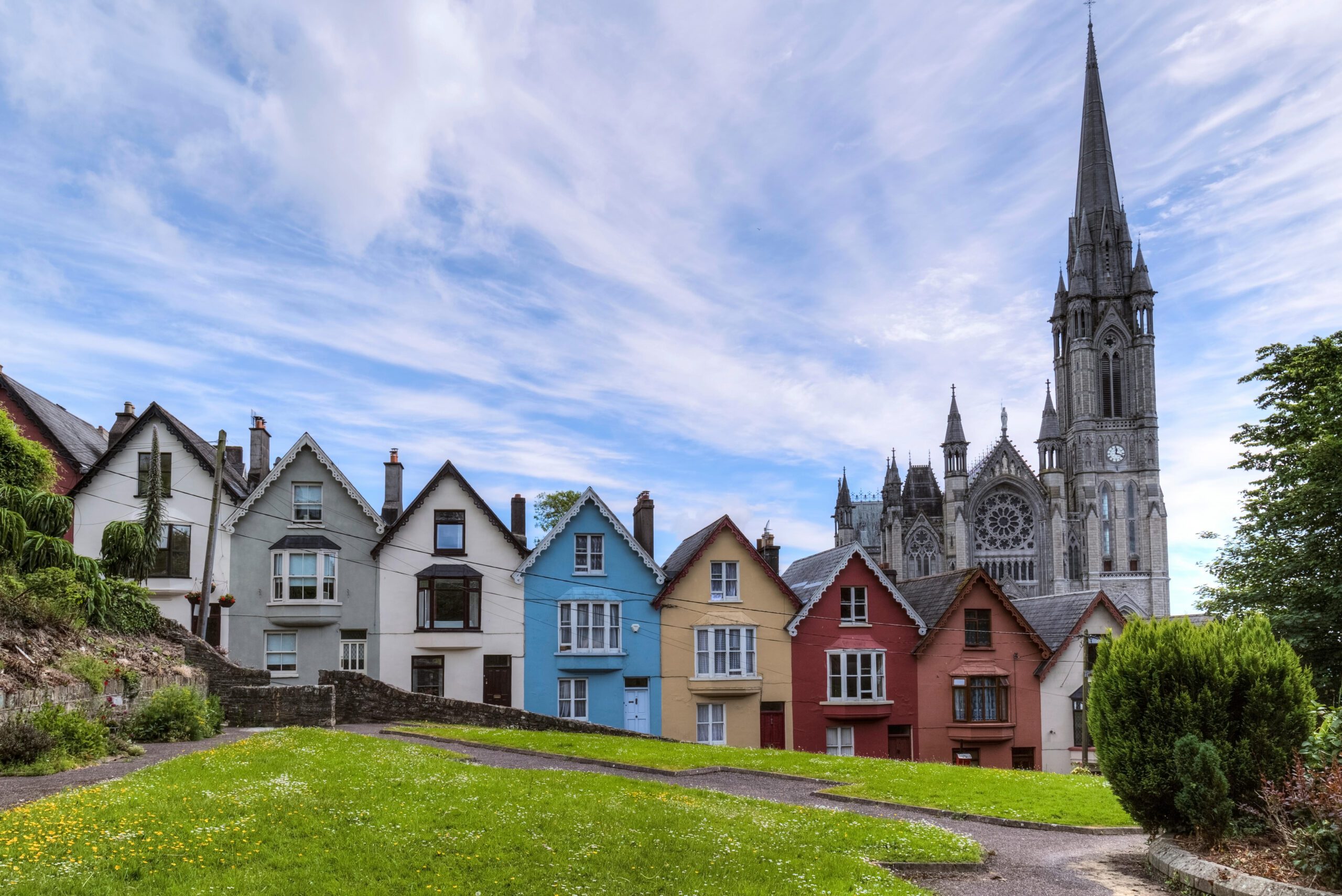 Cobh, County Cork, Munster, Ireland. Taxes in Europe.