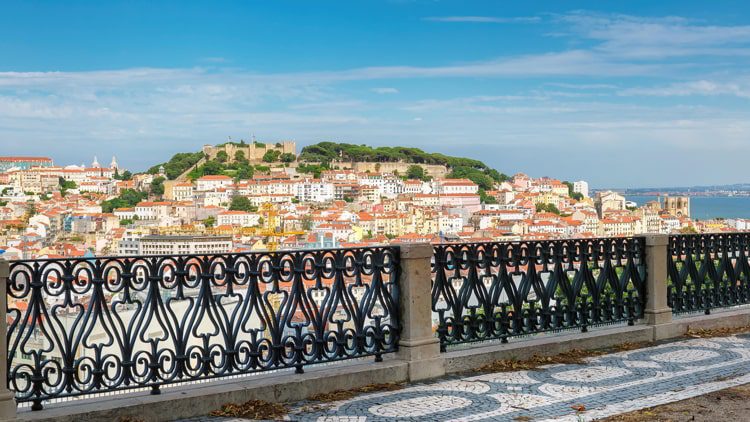 Lisbon City skyline.