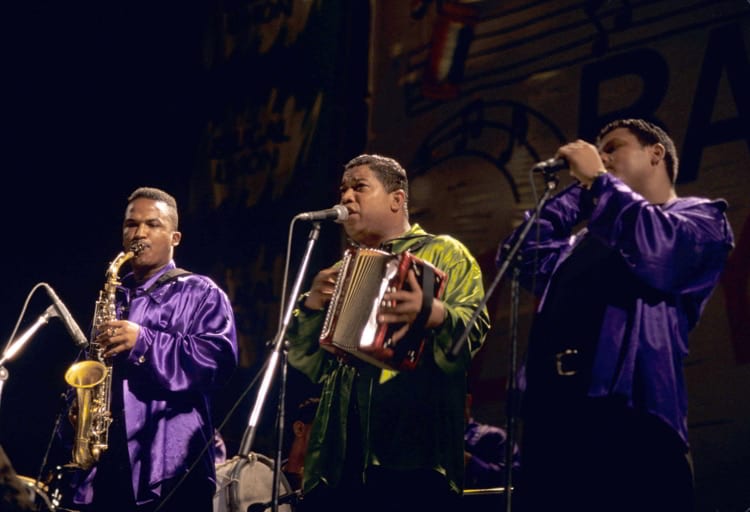 Band at the Merengue festival in Santo Domingo