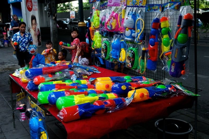 Songkran celebrations in Thailand