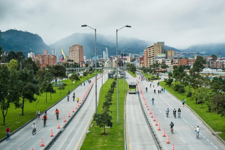 Ciclovia in Bogota 