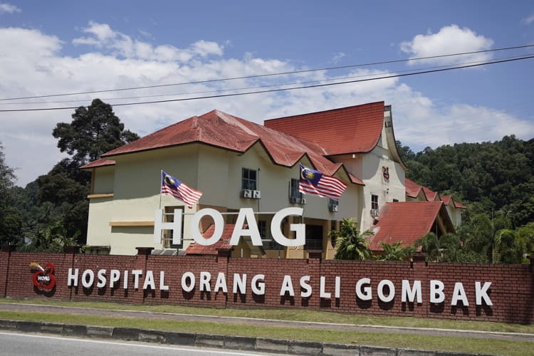 Orang Asli Hospital in Gombak, Malaysia