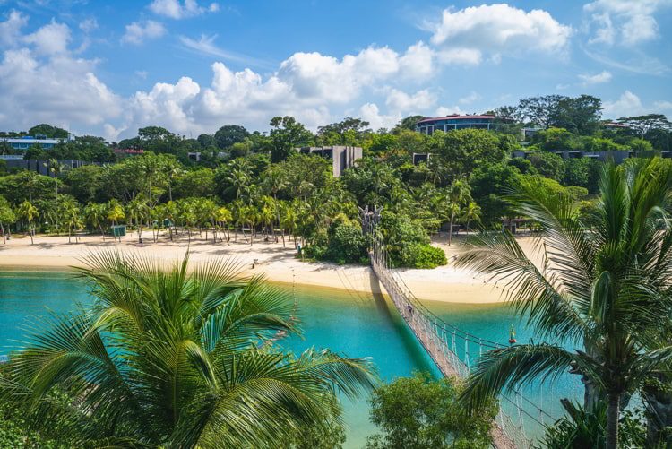 Pulau Palawan Beach at Sentosa, Singapore 