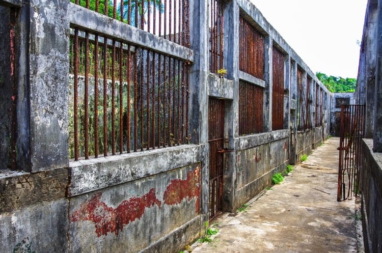 The old prison in Coiba island, Panama