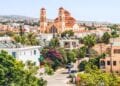 View of Paphos with the Orthodox Cathedral of Agio Anargyroi, Cyprus