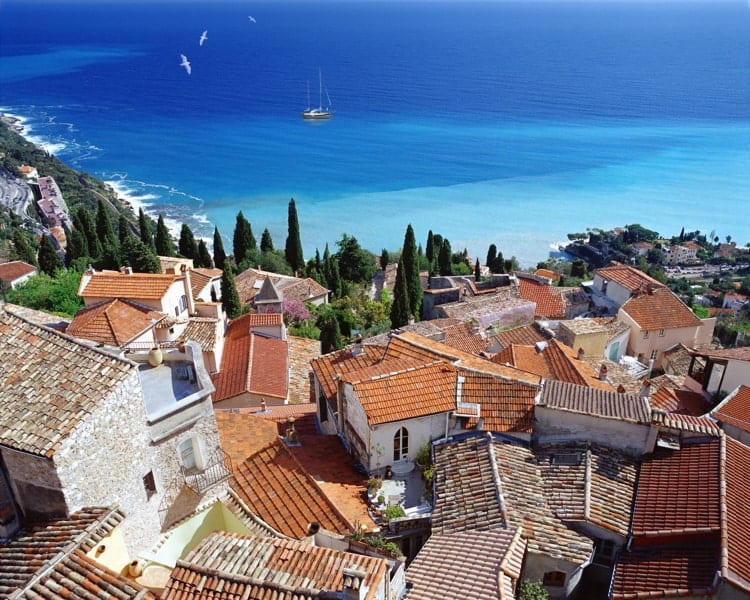 Village of Roquebrune in France