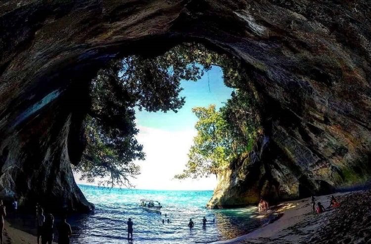 A cave in Escudo de Veraguas, Panama