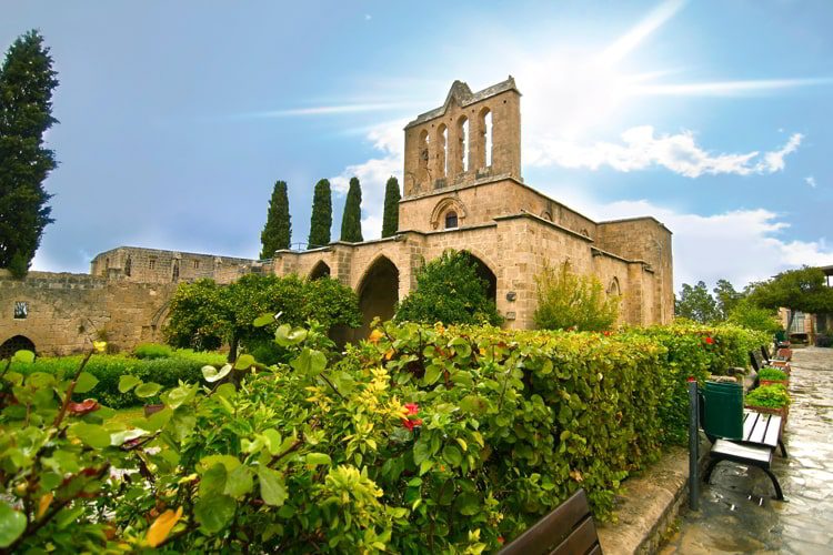 Bellapais Abbey in Northern occupied Cyprus.