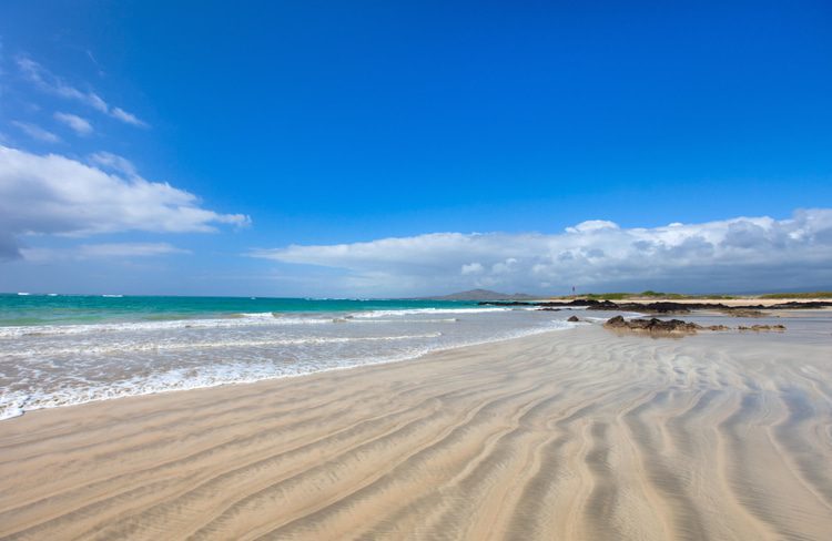 Beach on Galapagos Isabela island