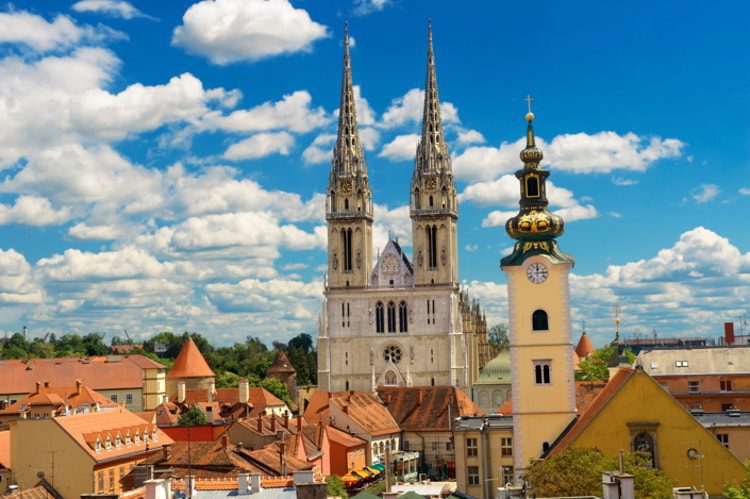 The Neo Gothic Cathedral of the Assumption of the Blessed Virgin Mary, Zagreb, Croatia