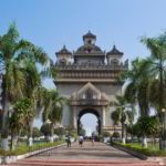 National monument in Vientiane, Laos