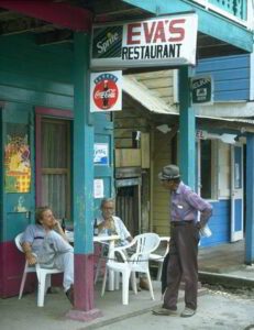 Eva's restaurant in Cayo, Belize
