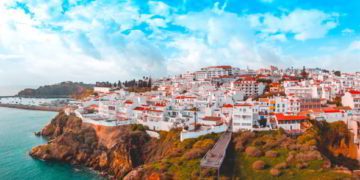 Giant panorama about Albufeira in Portugal
