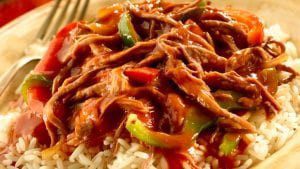 Shredded Beef and rice