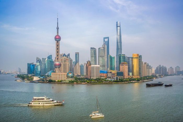 Shanghai City skyline, China