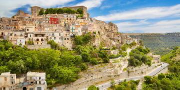 Ragusa Ibla (Lower Town), Sicily, Italy.