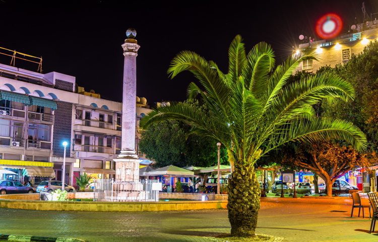 Venetian Column on Ataturk Square in Nicosia, Northern Cyprus