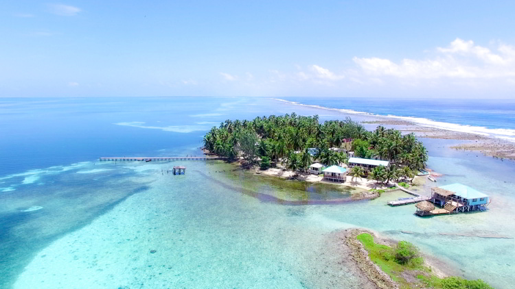 Tobacco Cay in Belize