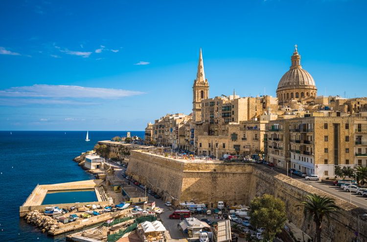 View of Valletta, the capital of Malta