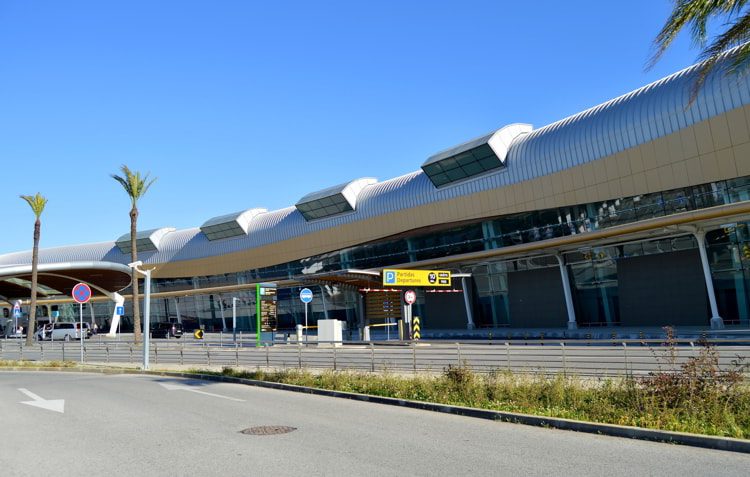 Terminal of Faro International Airport, Algarve Portugal