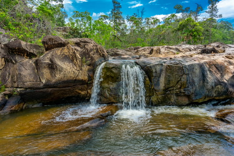 Rio on Pools Falls Reserve in Cayo, Belize.