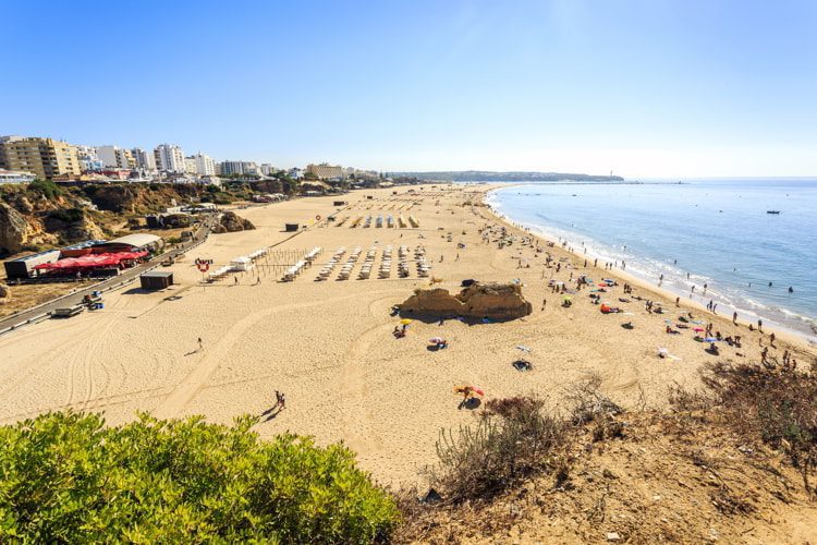 Praia da Rocha in Portimao, Portugal