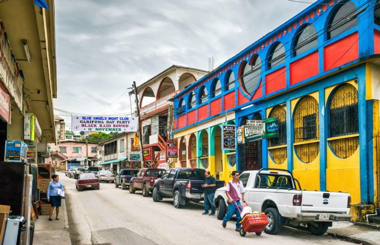 Hudson Street in San Ignacio, Cayo District, Belize