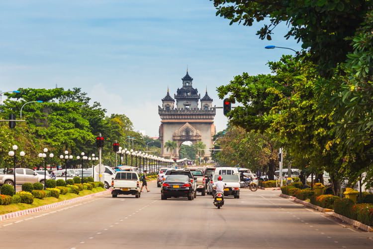 Victory Gate Patuxai, Vientiane, Laos