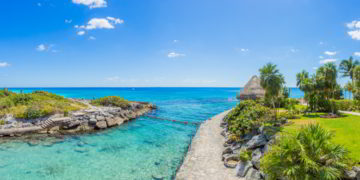 Caribbean beach in Mexico