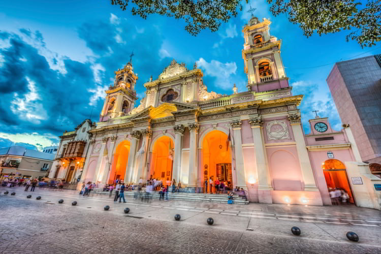 Cathedral Basilica in Salta, Argentina