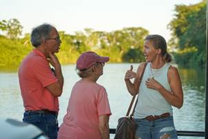 People in a Belize tour