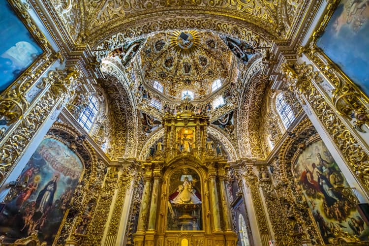 Chapel Rosary in Puebla, Mexico