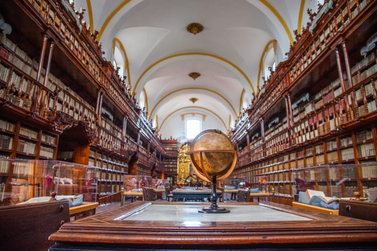 Palafoxiana library in Puebla Mexico
