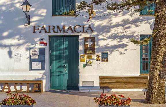 A pharmacy in Spain