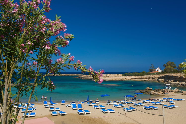 Beach of Protaras, Ayia Napa, Cyprus