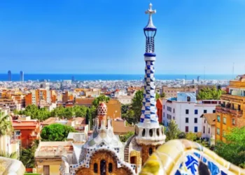 Gorgeous and amazing Park Guel in Barcelona.
