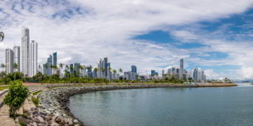 Panoramic view of Panama City Skyline