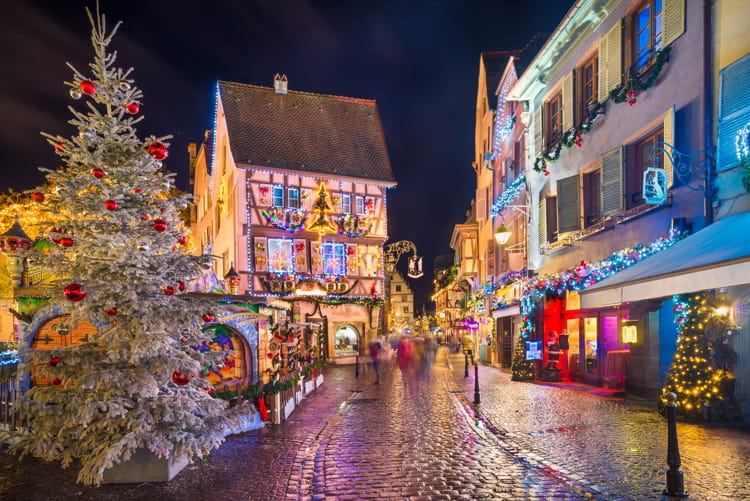 Old town of Colmar, Alsace, France 