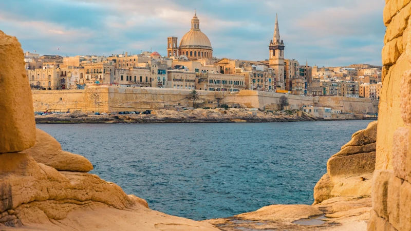 View of Valletta, the capital of Malta