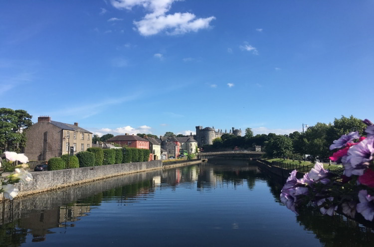 Kilkenny city in Ireland