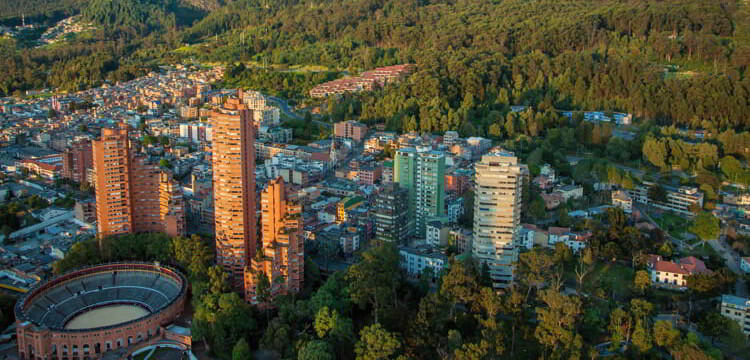 Bogota and the Andes Mountains