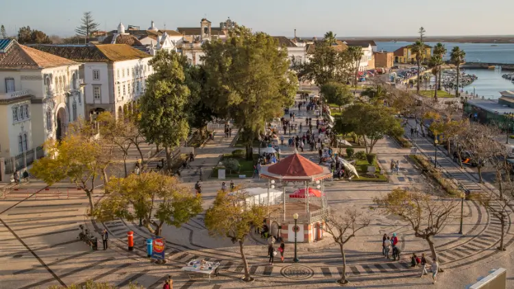 A park in Faro, Algarve, Portugal