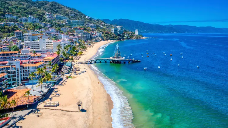 Puerto Vallarta, Mexico aerial view