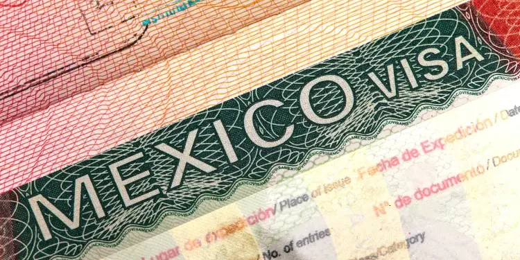 Visa of Mexico