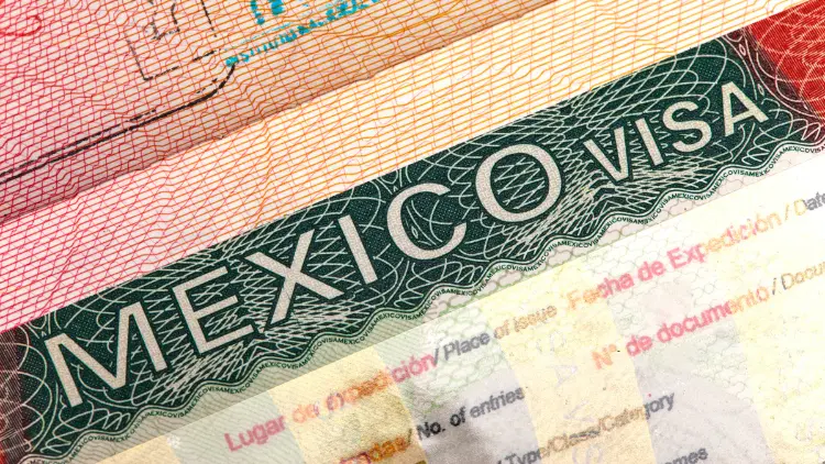 Visa of Mexico
