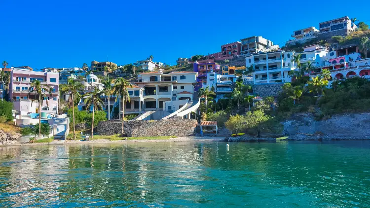 Beautiful Homes On Hillside Overlooking the Sea of Cortez in San Carlos, Mexico
