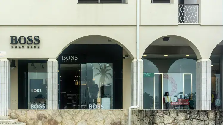 A Hugo Boss Store in Vilamoura, Portugal