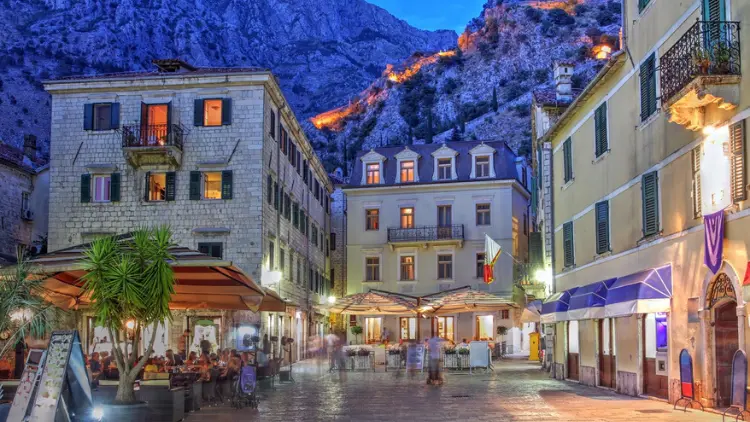 Kotor Old Town, the best-preserved medieval town on the Med.