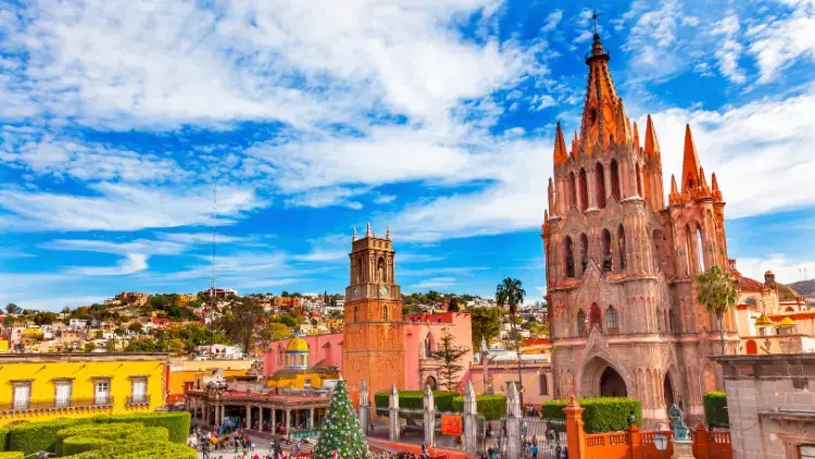 Jardin Parroquia Churches San Miguel de Allende