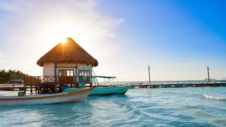 Holbox tropical Island in Quintana Roo, Isla Holbox Mexico